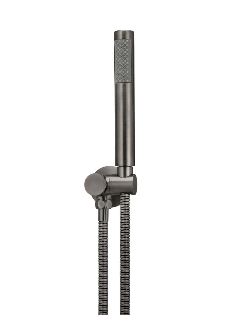 Round Shower on Swivel Bracket - Shadow Gunmetal
