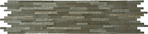 Natural Split Plus Fussana Marble Mosaic tile face, 600 x 150 mm