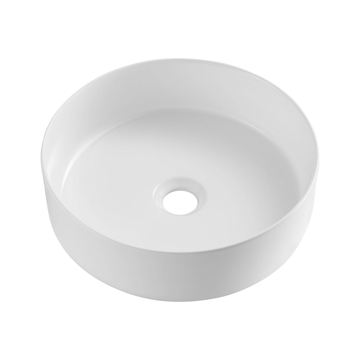 Above Counter Ceramic Basin 360 x 360 x 120mm - Gloss White 1