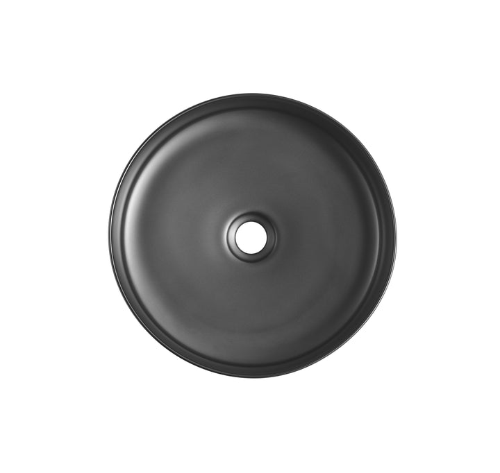 Above Counter Ceramic Basin 360 x 360 x 120mm - Matte Black 2