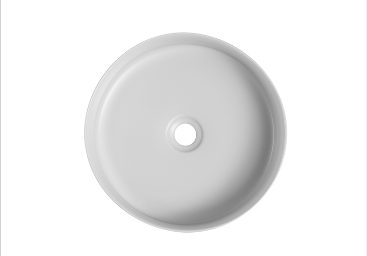 Above Counter Ceramic Basin 360 x 360 x 120mm - Matte Grey 2