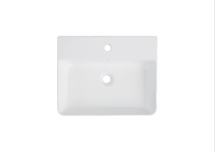 Above Counter Ceramic Basin 520 x 420 x 155mm - Gloss White 2