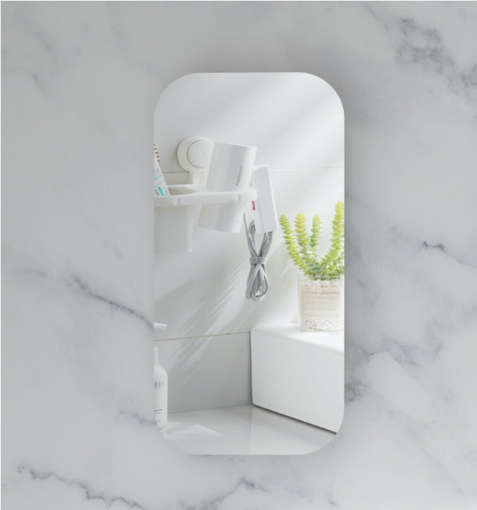 Earls Squircle Shaving Cabinet 450 x 900mm - Matte White 1