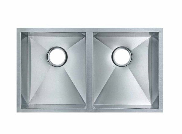Handmade Double Bowl Sink 770 x 450 x 215mm - Stainless Steel 1