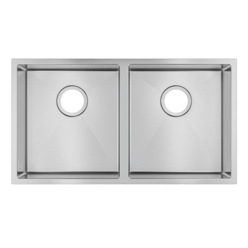 Handmade Double Bowl Sink 820 x 457 x 230mm - Stainless Steel 1