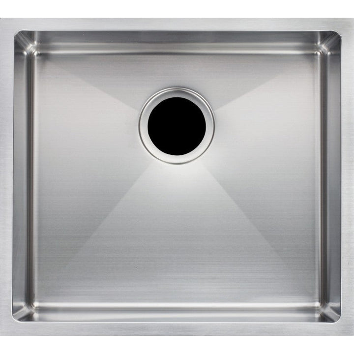 Handmade Round Edge Single Bowl Sink 500 x 440 x 230mm - Stainless Steel 1