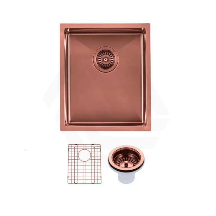 Handmade Single Bowl Sink 390 x 450 x 215mm - Rose Gold 1