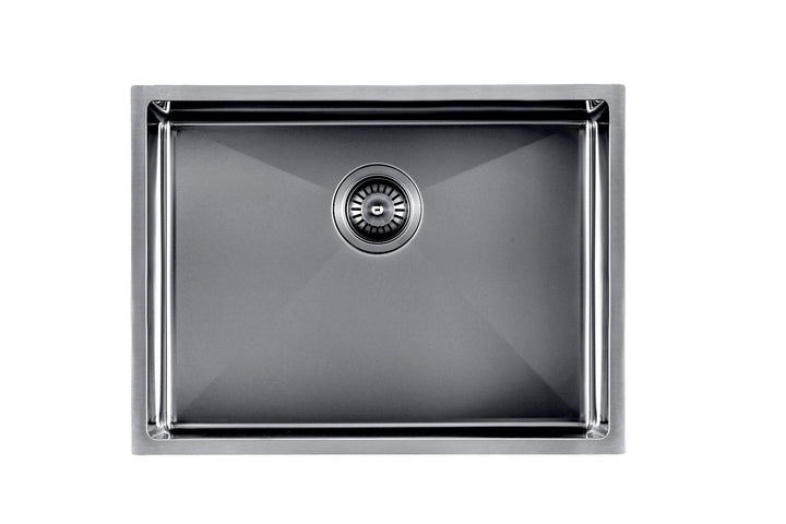 Handmade Single Bowl Sink 600 x 450 x 300mm - Gunmetal Grey 1