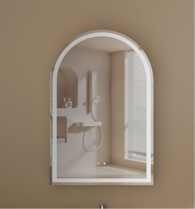 Imperial Arch LED Shaving Cabinet 600 x 900mm - Walnut 1