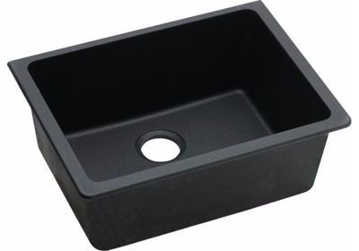 Single Bowl Granite Sink 635 x 470 x 241mm - Deep Black 1