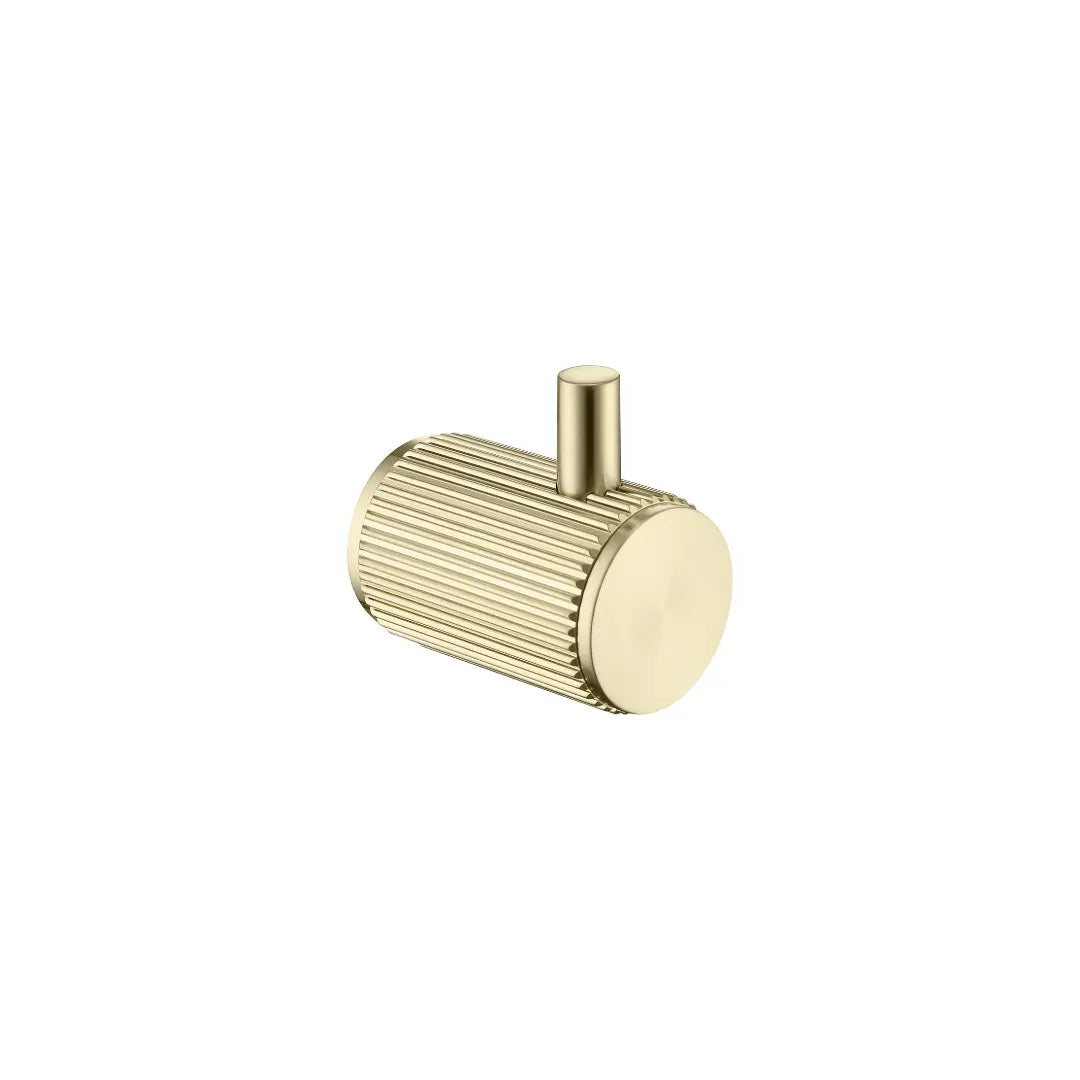 Mica Fluted Robe Hook - French Gold studio