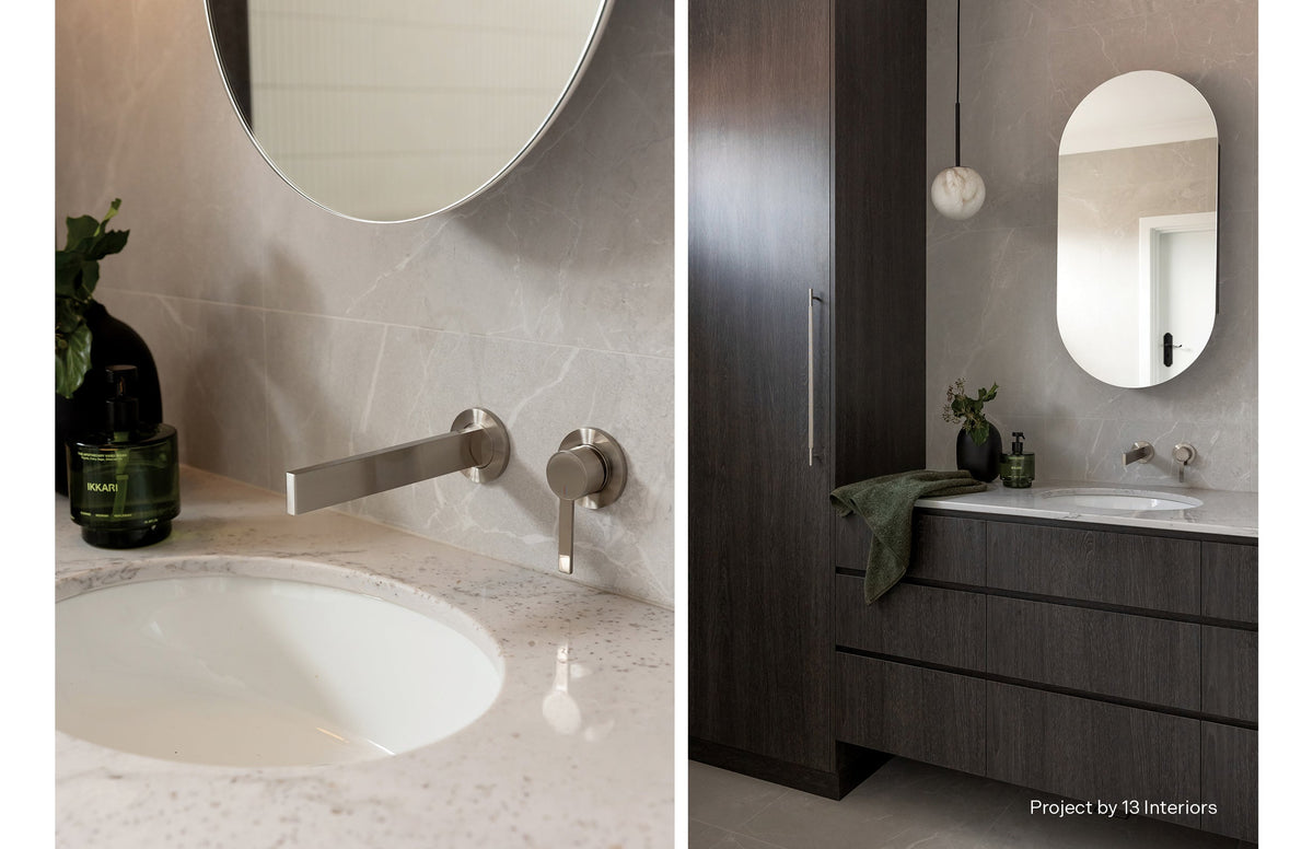 Lexi MKII SwitchMix Wall Basin Mixer Set 200mm (Fit-Off Kit Only) lifestyle