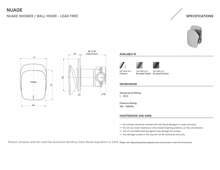 Specification diagram