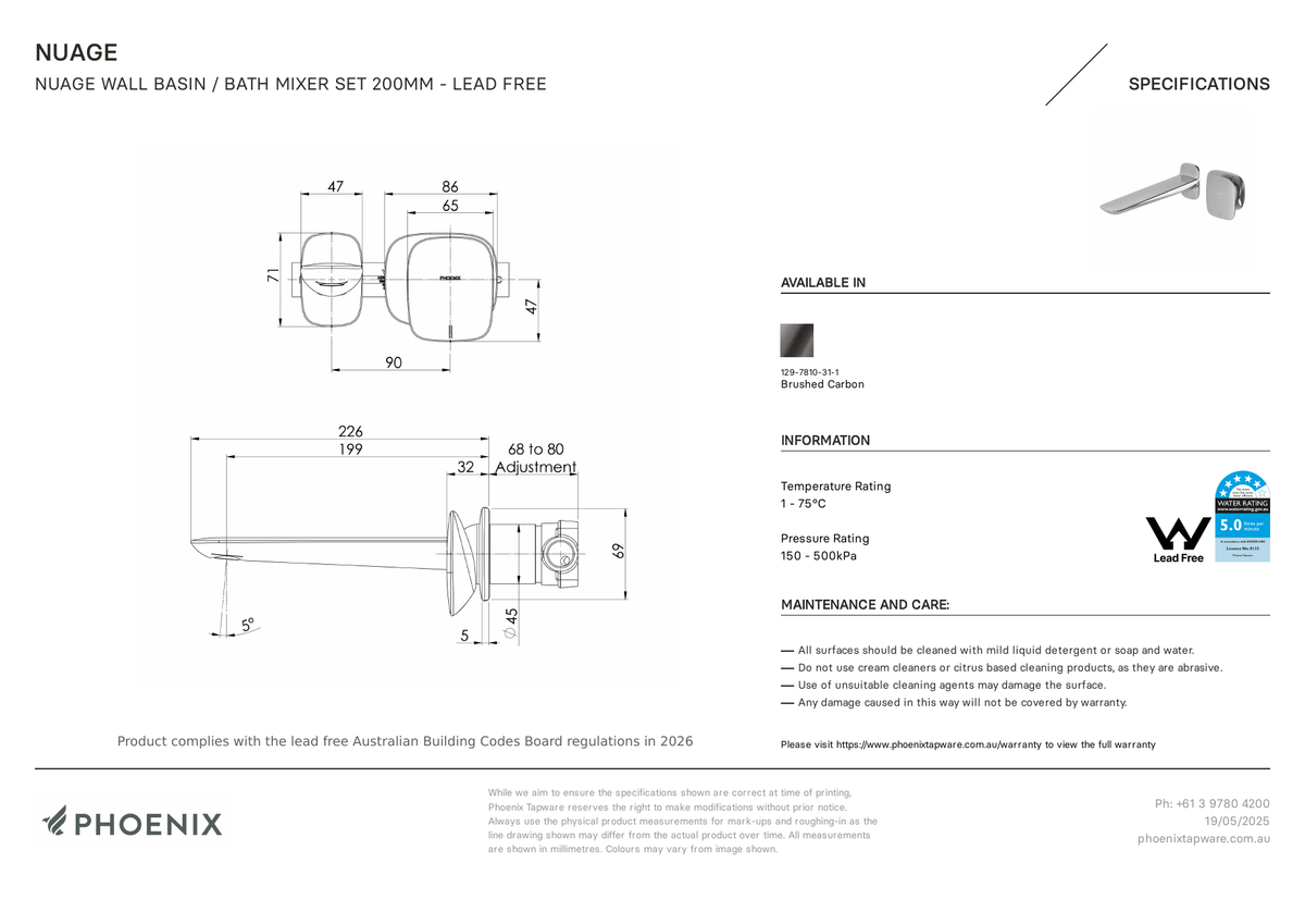 Specification diagram
