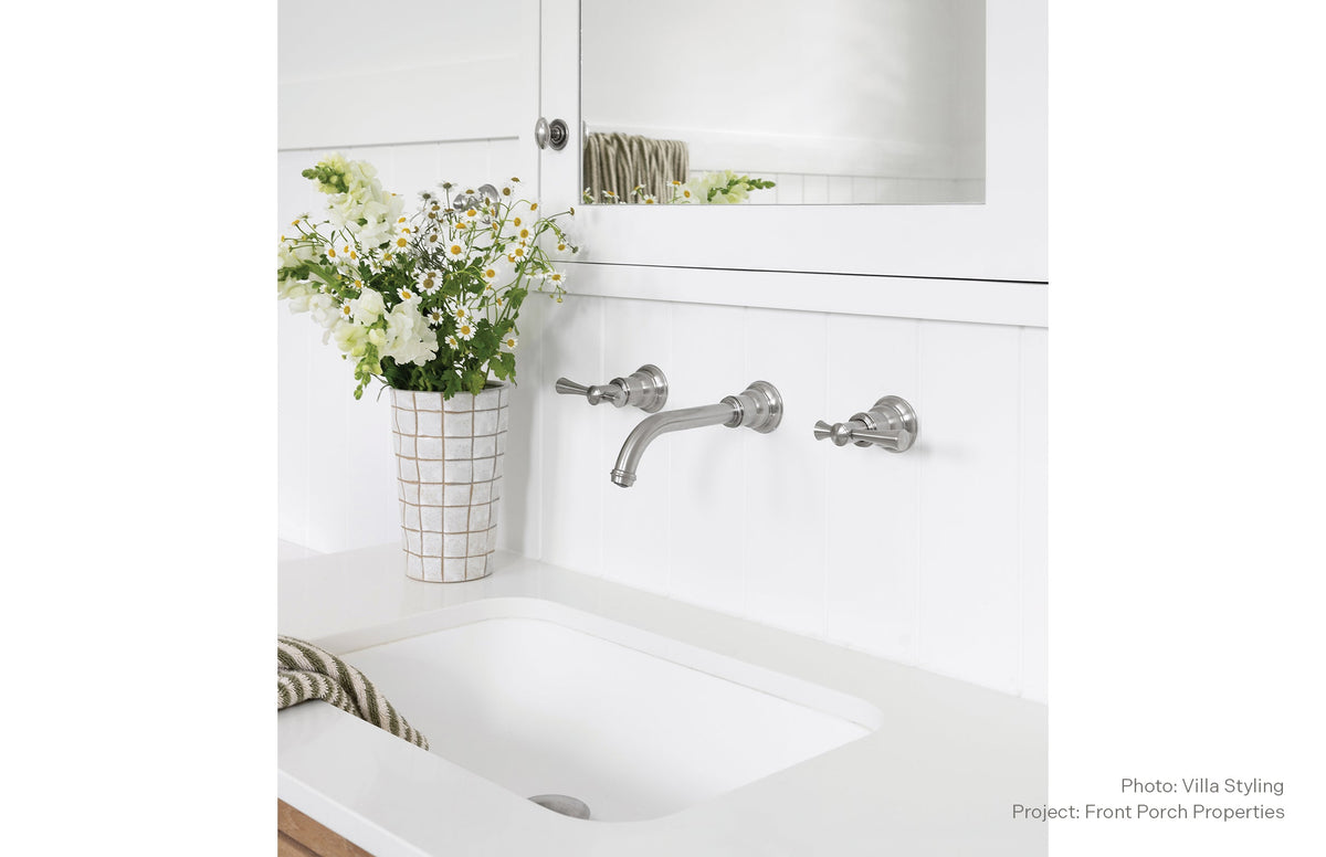 Cromford Wall Basin/Bath Set 180mm lifestyle