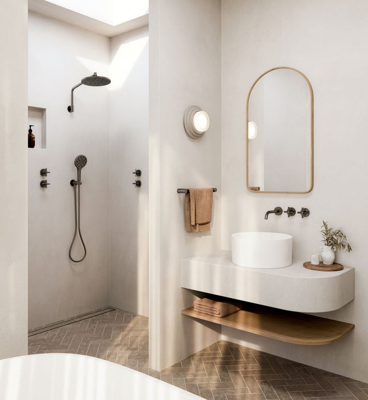 Ormond High Rise Shower Rose &amp; Arm lifestyle