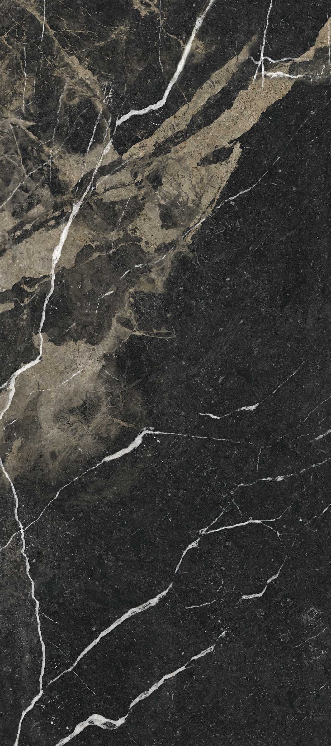 Pierre Black Porcelain Slab 6 mm tile face, 2700 x 1200 mm