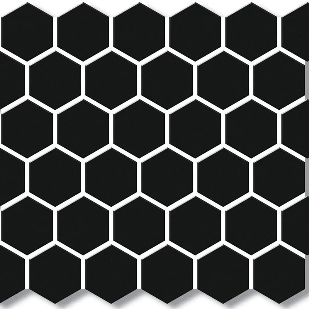 Porcelain Mosaics Black Porcelain Mosaic tile face