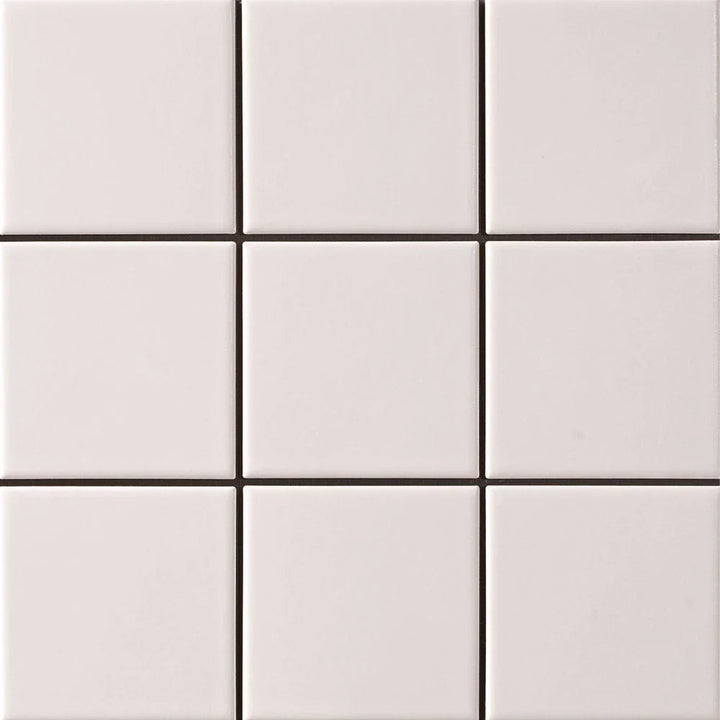 Porcelain Mosaics White Porcelain Mosaic tile face