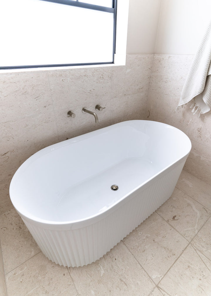 Bronte Plus 1700 Freestanding Matte White Bath - ADP image 7
