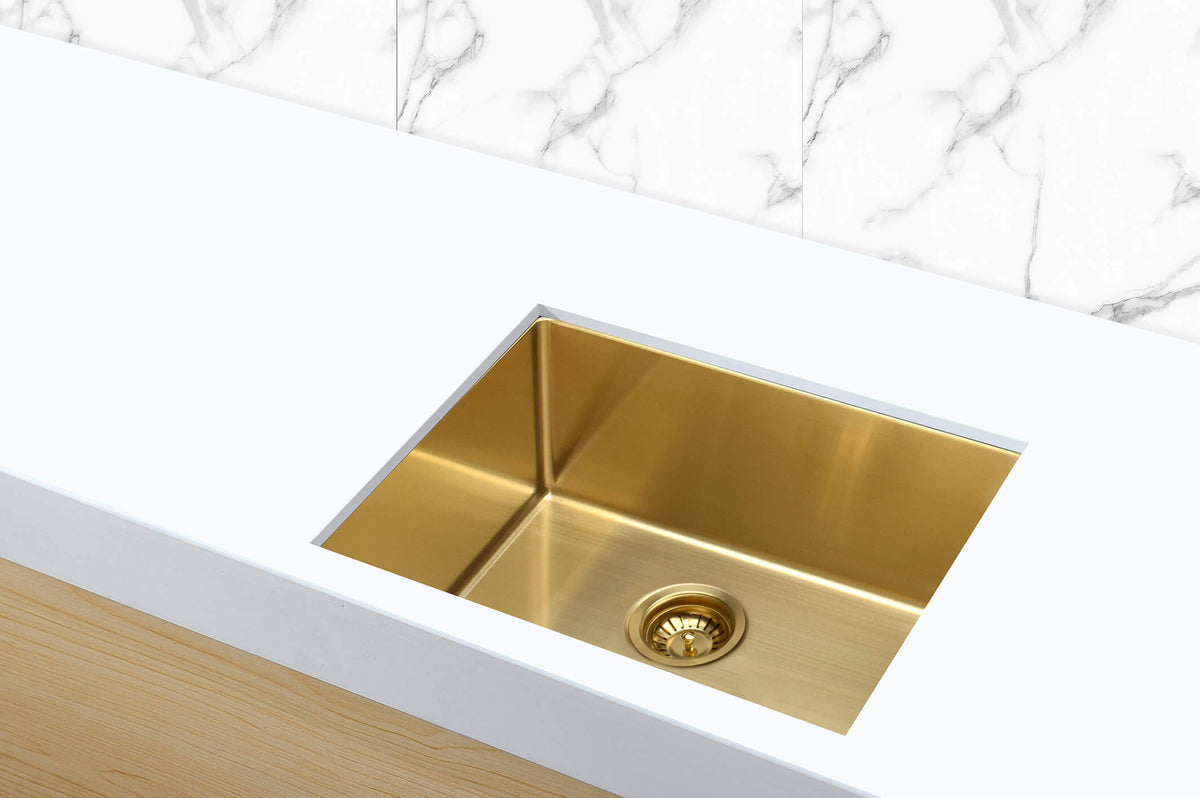 Lavello Kitchen Sink - Single Bowl 450 x 450 - Tiger Bronze