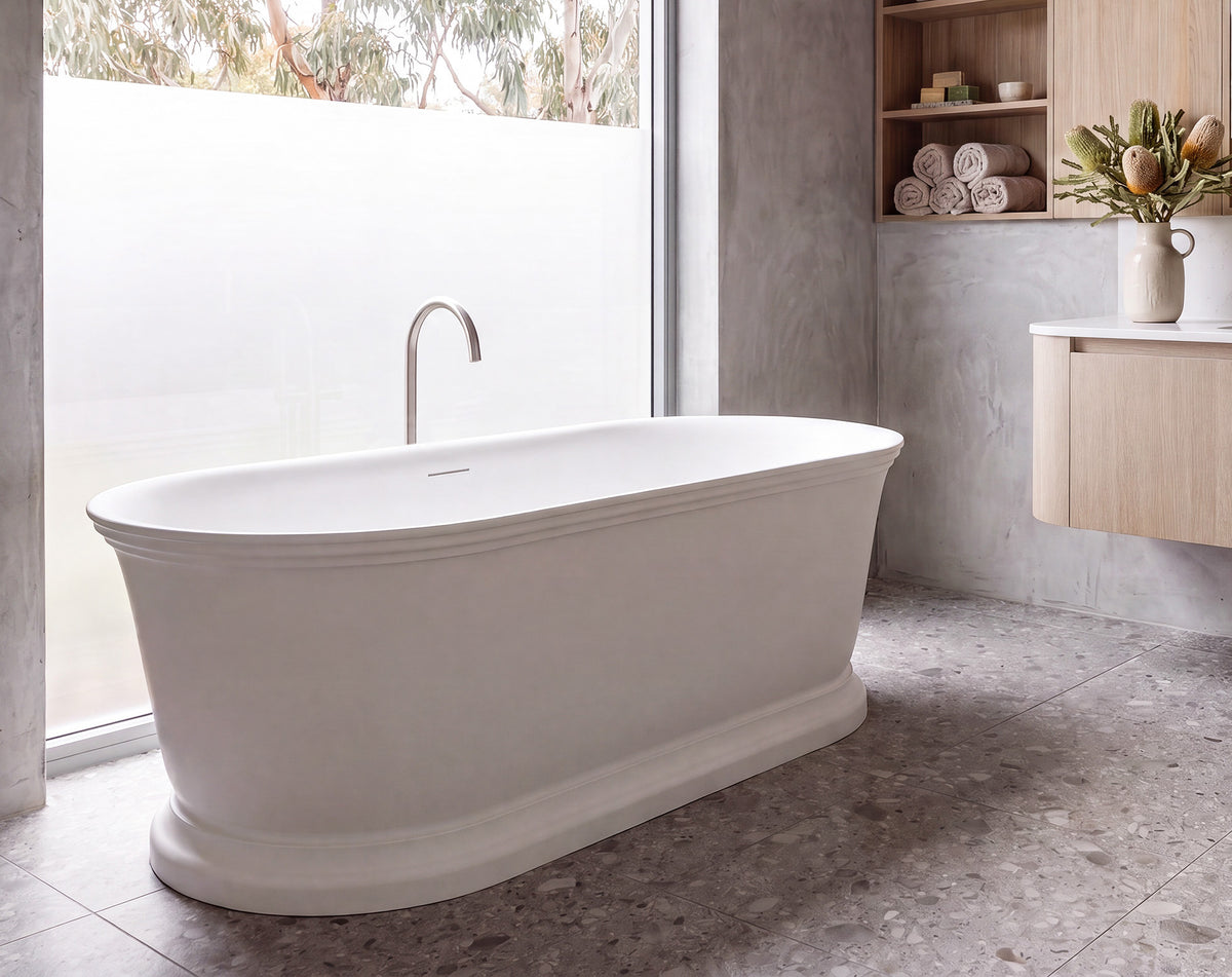 Harlow 1700 Freestanding Matte White Bath - ADP image 2