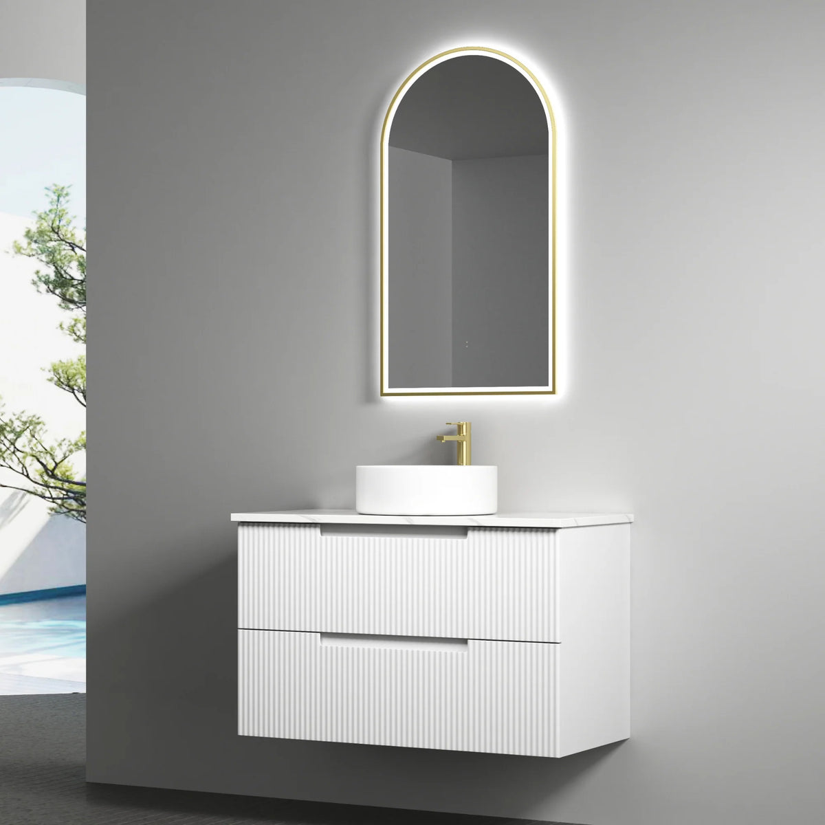 Aulic Verona Mark II 900mm drawers open