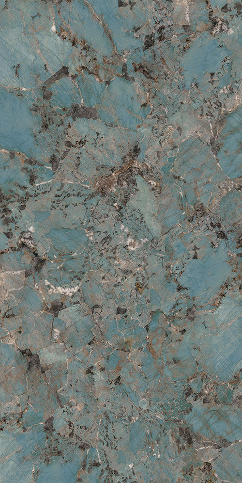 T12 Amazzonite Porcelain Slab 12 mm tile face, 3240 x 1630 mm