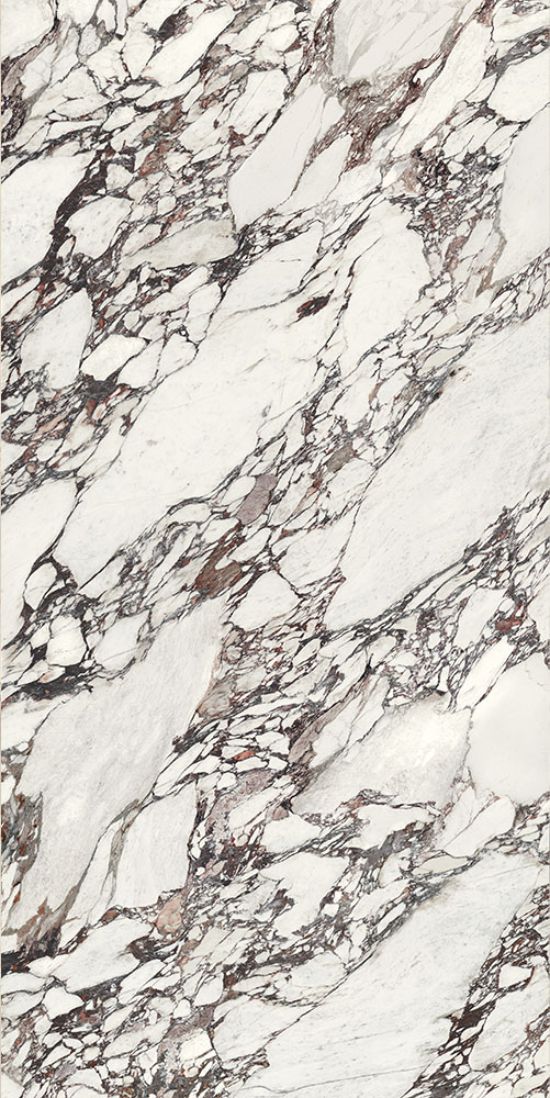 Arabescato Viola Porcelain Slab 6.5 mm tile face, 3200 x 1600 mm