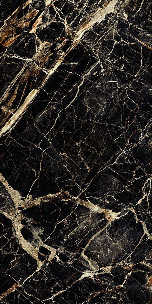 Caravaggio Gold Porcelain Slab 6.5 mm tile face, 3200 x 1600 mm