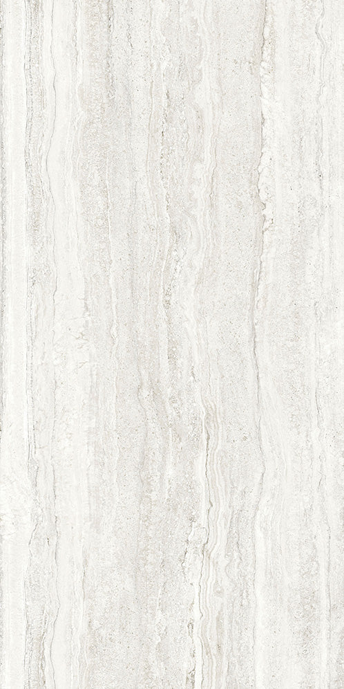 T12 Travertine White Porcelain Slab 12 mm tile face, 3200 x 1600 mm