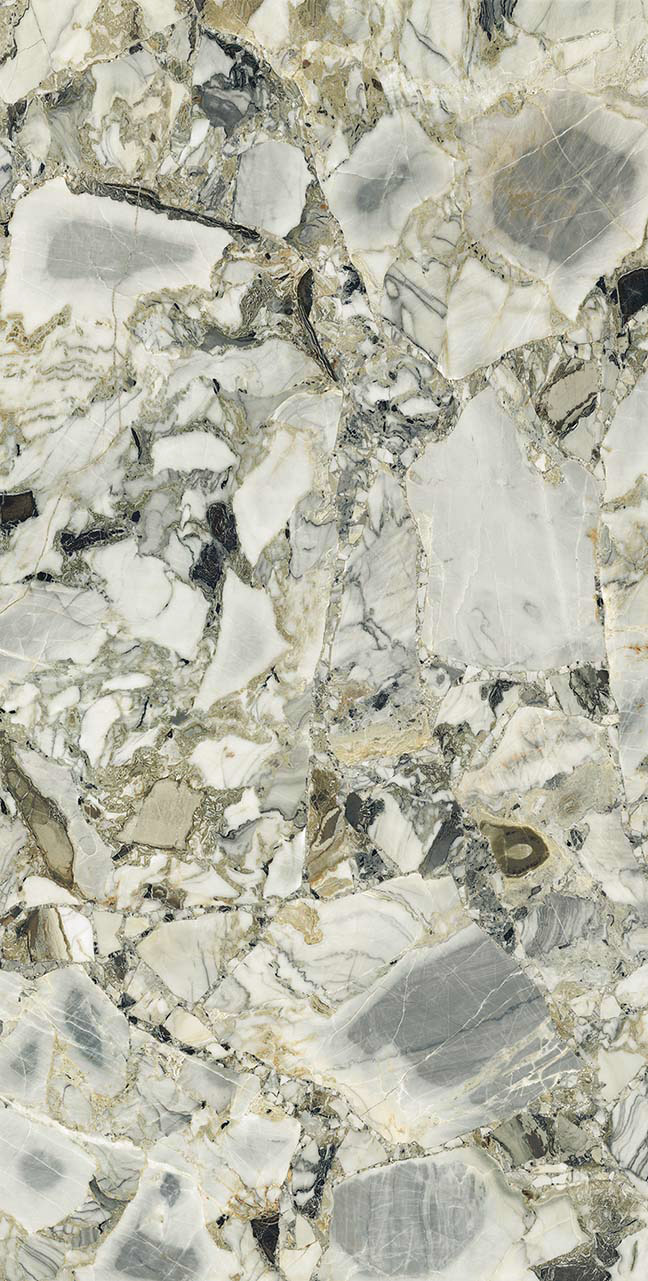 T12 White Beauty Porcelain Slab 12 mm tile face, 3240 x 1630 mm