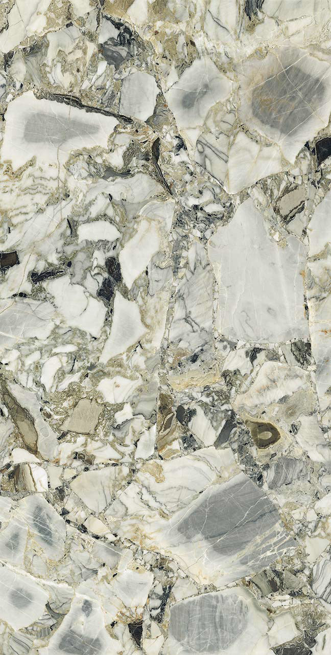 T12 White Beauty Porcelain Slab 12 mm tile face, 3240 x 1630 mm