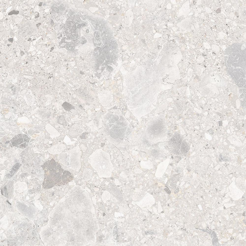 Terrazzo Ceppo White Porcelain Tile tile face