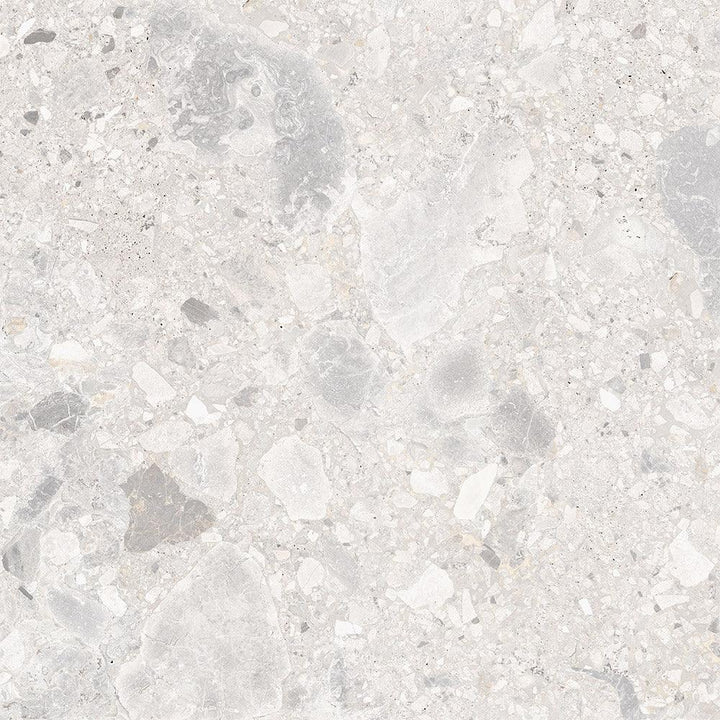 Terrazzo Ceppo White Porcelain Tile tile face