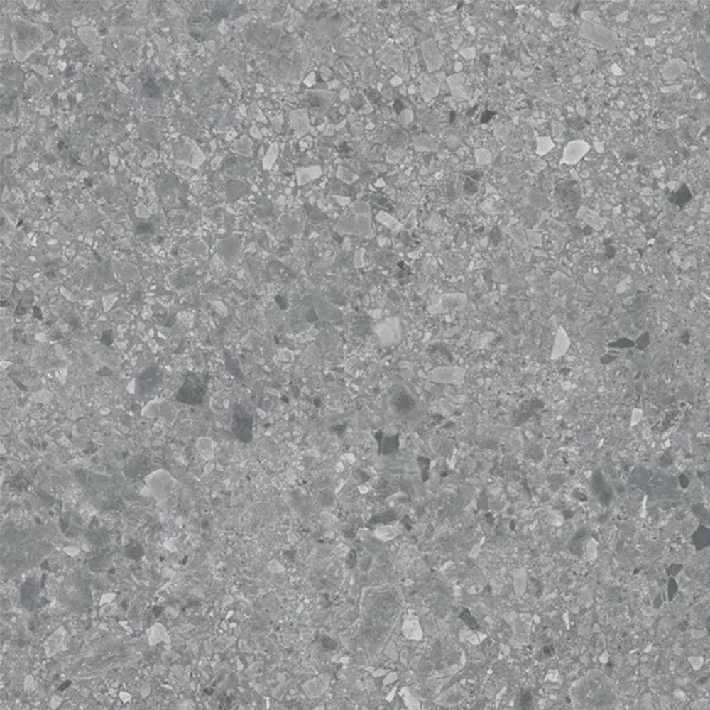 Terrazzo Grey Porcelain Tile tile face