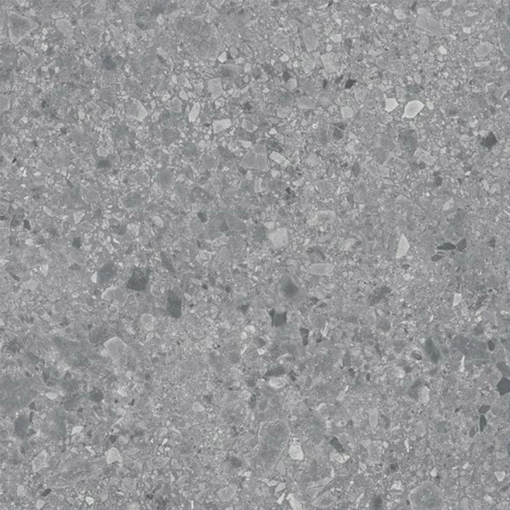 Terrazzo Grey Porcelain Tile tile face