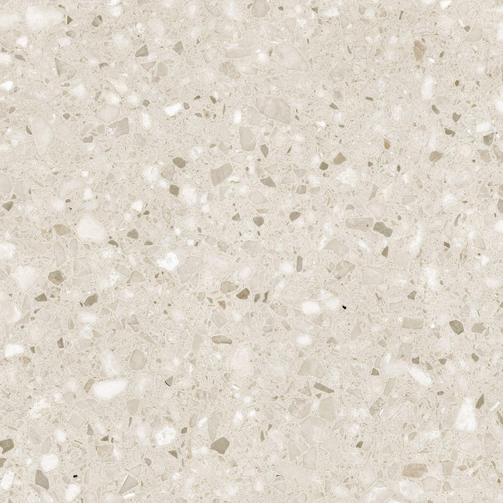 Terrazzo Rock Beige Porcelain Tile tile face