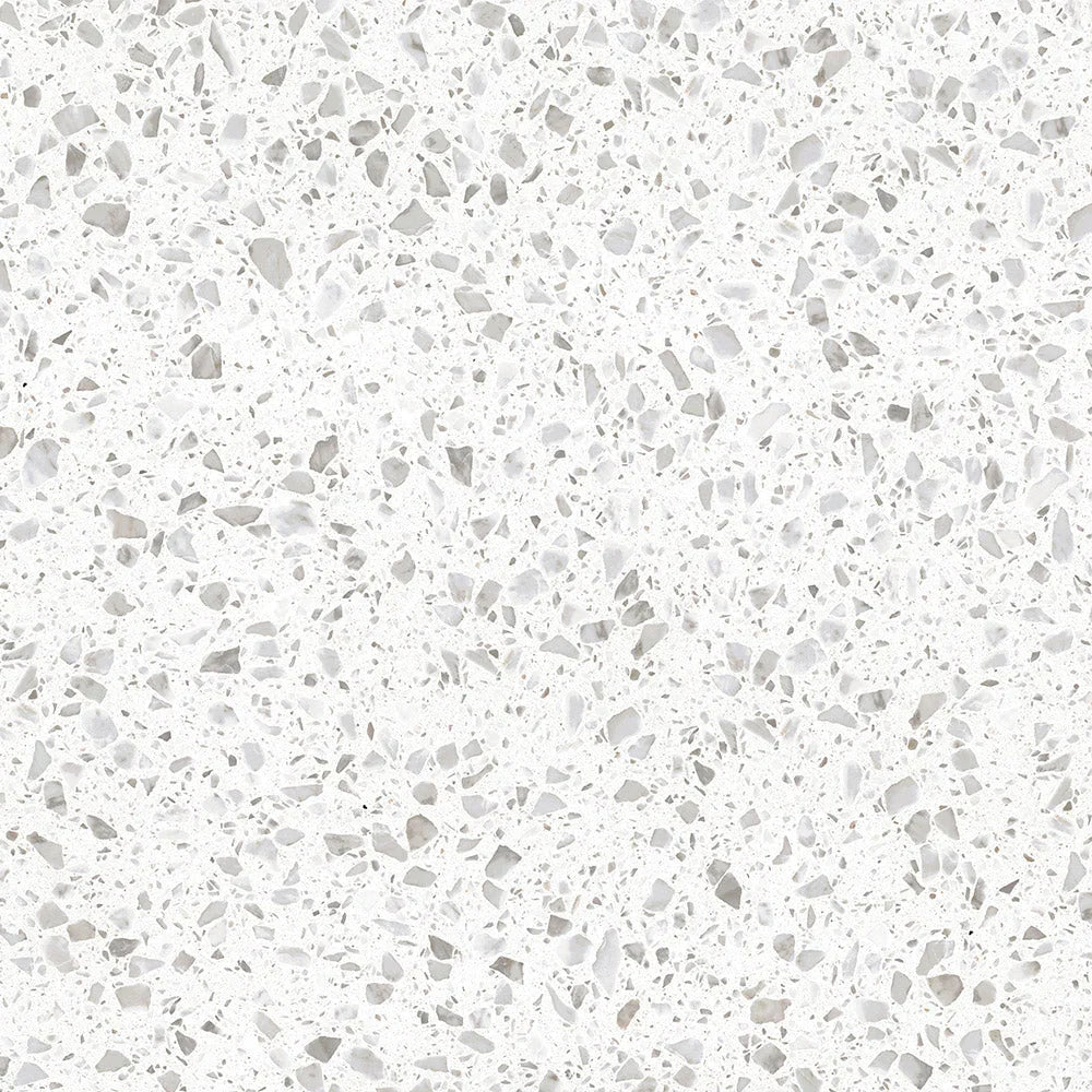 Terrazzo Stone Jelly White Porcelain Tile tile face
