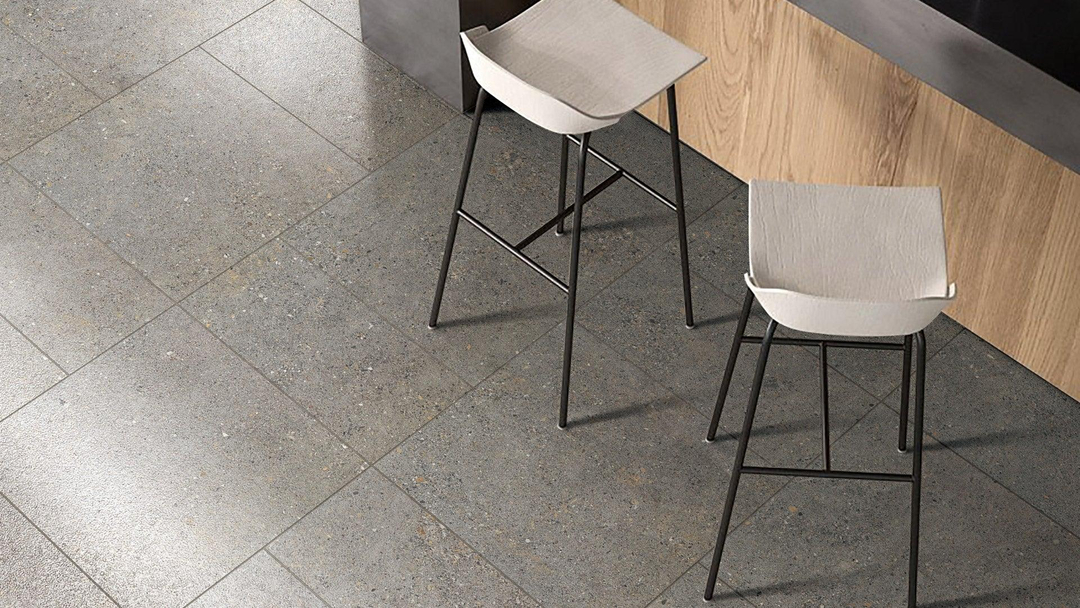 Aggregate Tiles in a room setting