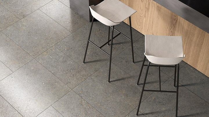 Aggregate Tiles in a room setting