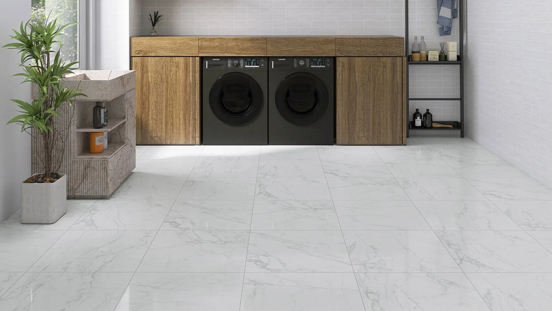 Carrara Stone Tiles in a room setting (5)