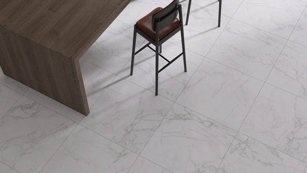 Carrara Stone Tiles in a room setting (6)
