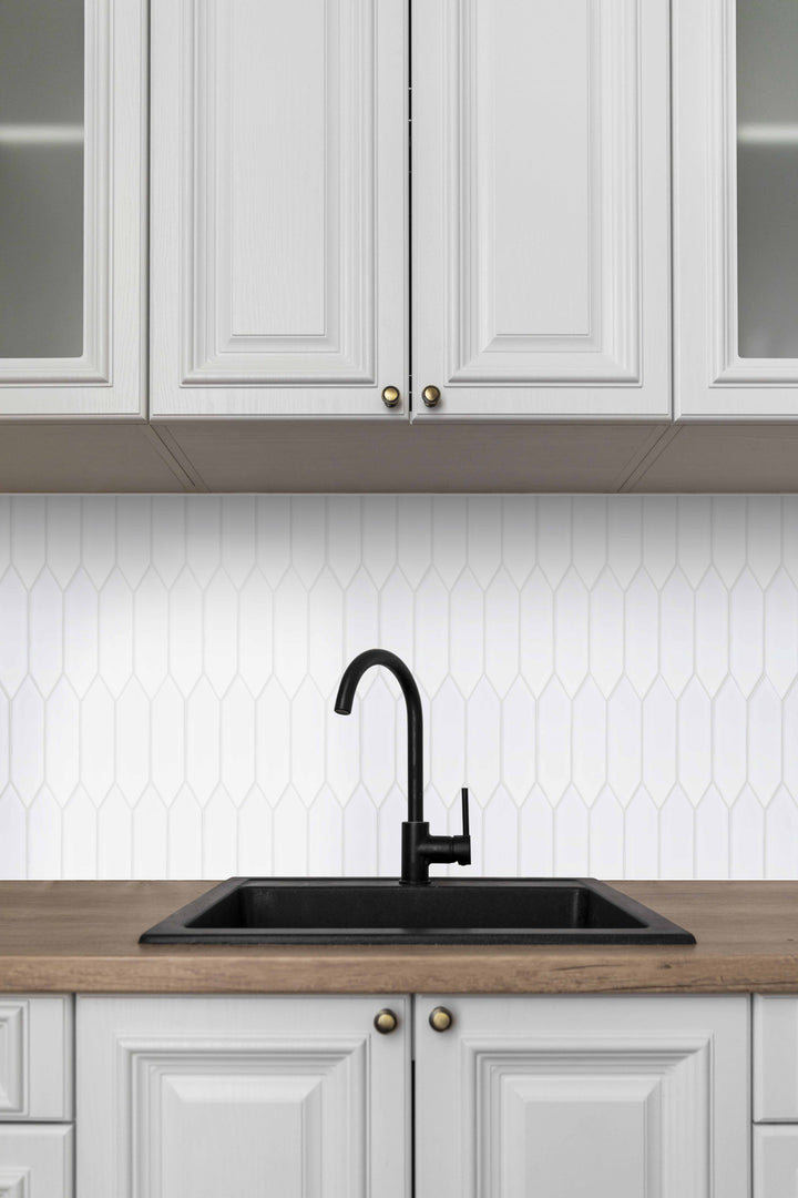 Cottage Porcelain Mosaics installed