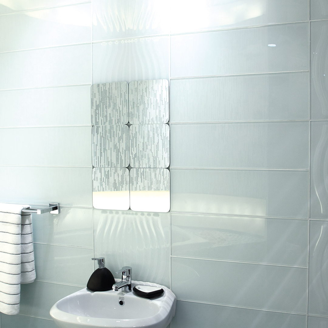 Crystal Glass Tile installed