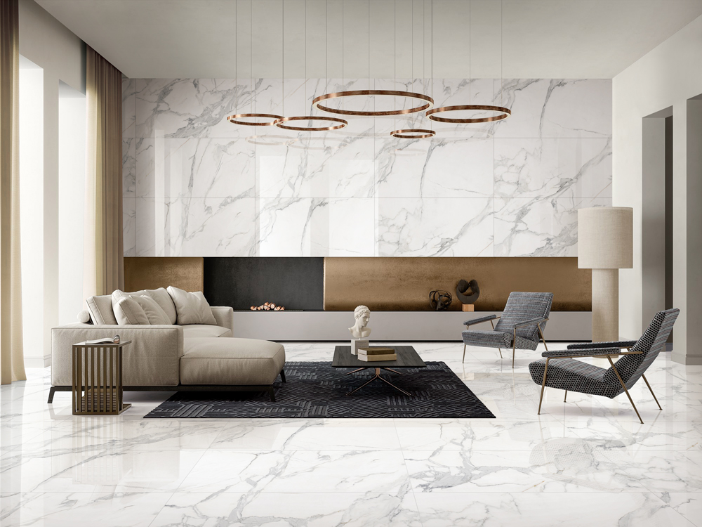 Grand Marble Tiles installed