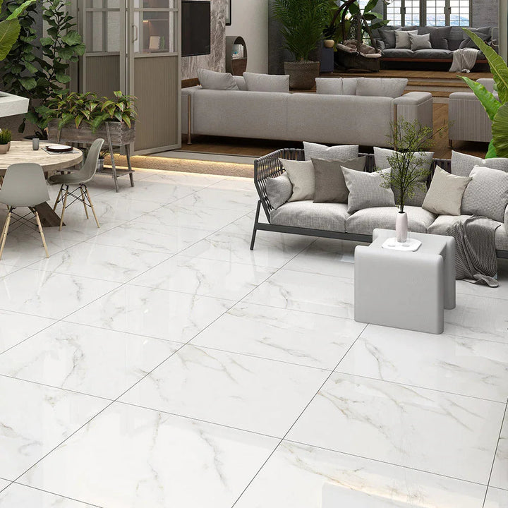 Grey Vein Tiles installed