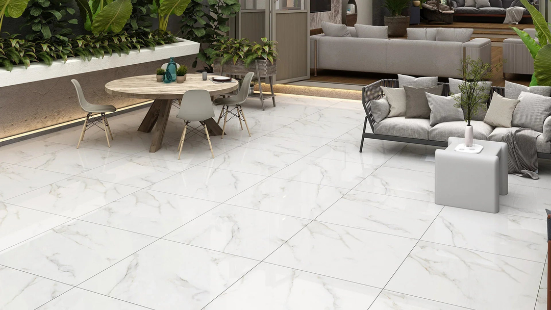 Grey Vein Tiles in a room setting (2)