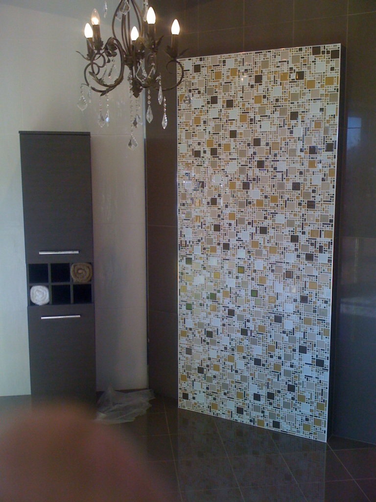 Magic Crystal Glass mosaics installed