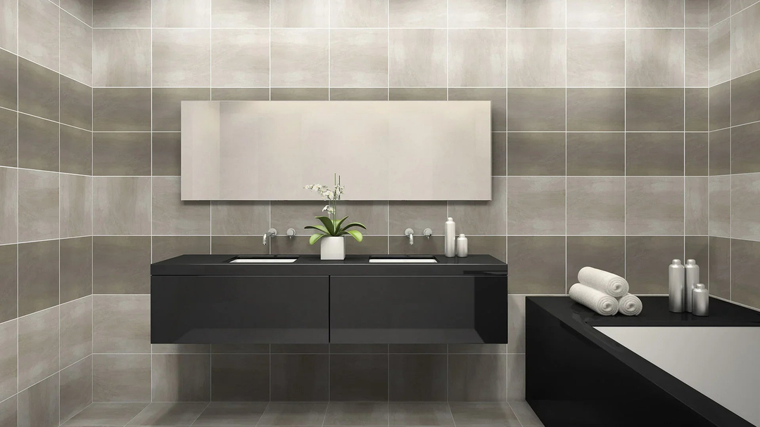 Matang ceramic tiles installed